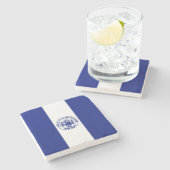 Vlag van de grote Rapids (Michigan City) Stenen Onderzetter (Zijkant)