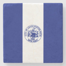 Vlag van de grote Rapids (Michigan City) Stenen Onderzetter