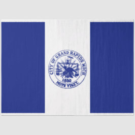 Vlag van de grote Rapids (Michigan City) Tissuepapier