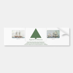Vlag van de Heaven Liberty Tree Bumpersticker