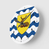 Vlag van de  Hertfordshire Ronde Klok (Hoek)