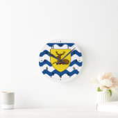 Vlag van de  Hertfordshire Ronde Klok (Huis)