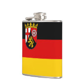 Vlag van de Heupfles van Rheinland-Pfalz (Links)