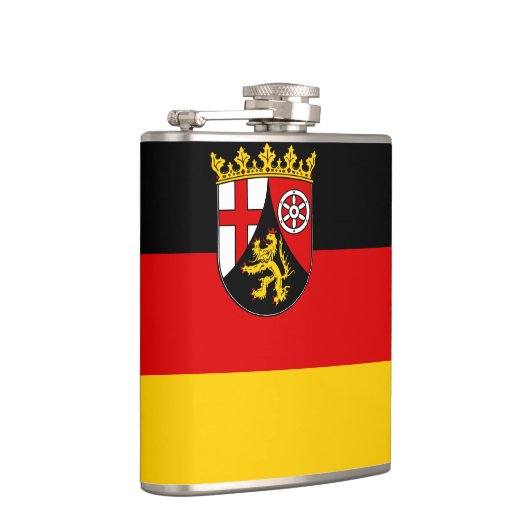 Vlag van de Heupfles van Rheinland-Pfalz (Rechts)