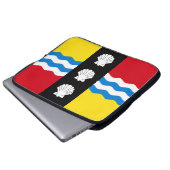 Vlag van de hoes van de Bedfordshire-laptop (Voorkant onderkant)