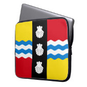 Vlag van de hoes van de Bedfordshire-laptop (Voorkant Links)