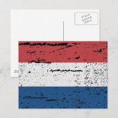 VLAG VAN DE HOLLAND BRIEFKAART (Voorkant / Achterkant)