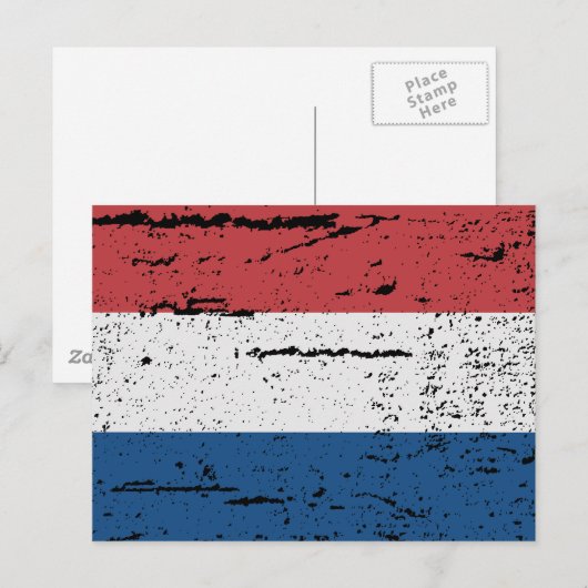 VLAG VAN DE HOLLAND BRIEFKAART (Voorkant / Achterkant)