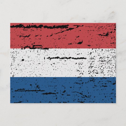 VLAG VAN DE HOLLAND BRIEFKAART (Voorkant)