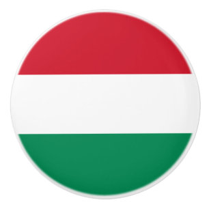 Vlag van de Hongaarse keramische Knob Knop
