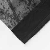 Vlag van de hoofdpolitie in nood fleece deken (Hoek)