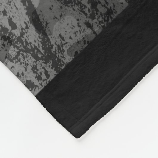 Vlag van de hoofdpolitie in nood fleece deken (Hoek)