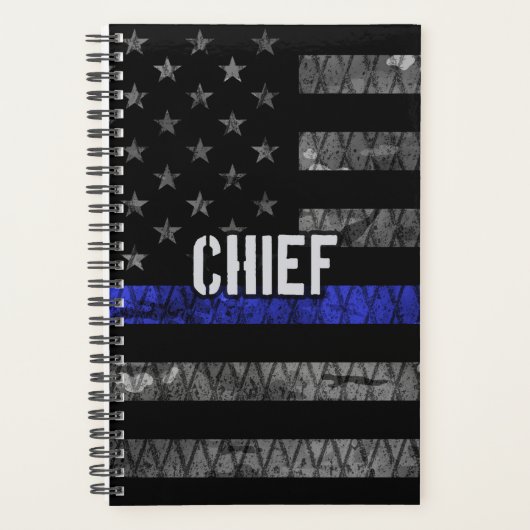 Vlag van de hoofdpolitie in nood planner (Voorkant)