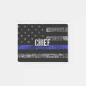 Vlag van de hoofdpolitie in nood post-it® notes (Voorkant)