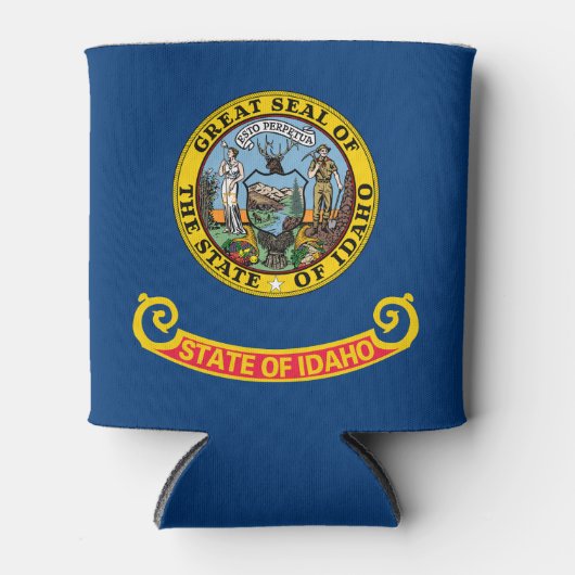 Vlag van de Idaho-staat Blikjeskoeler (Voorkant)