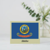 Vlag van de Idaho-staat Briefkaart (Staand voorkant)
