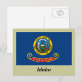 Vlag van de Idaho-staat Briefkaart (Voorkant / Achterkant)