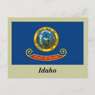 Vlag van de Idaho-staat Briefkaart