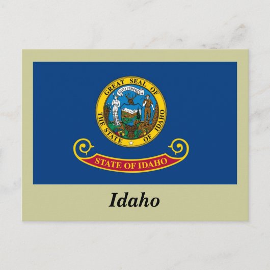 Vlag van de Idaho-staat Briefkaart (Voorkant)