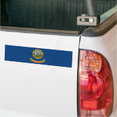 Vlag van de Idaho-staat Bumpersticker (Op Truck)