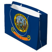 Vlag van de Idaho-staat Groot Cadeauzakje (Achterkant Gekanteld)