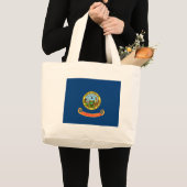 Vlag van de Idaho-staat Grote Tote Bag (Voorkant (product))