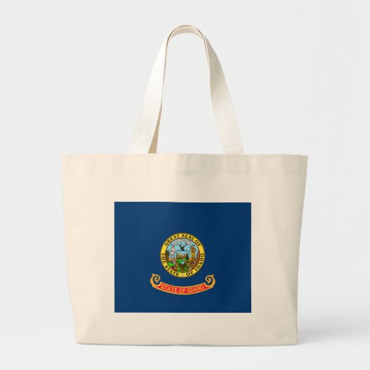 Vlag van de Idaho-staat Grote Tote Bag (Voorkant)