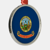 Vlag van de Idaho-staat Metalen Ornament (Rechts)