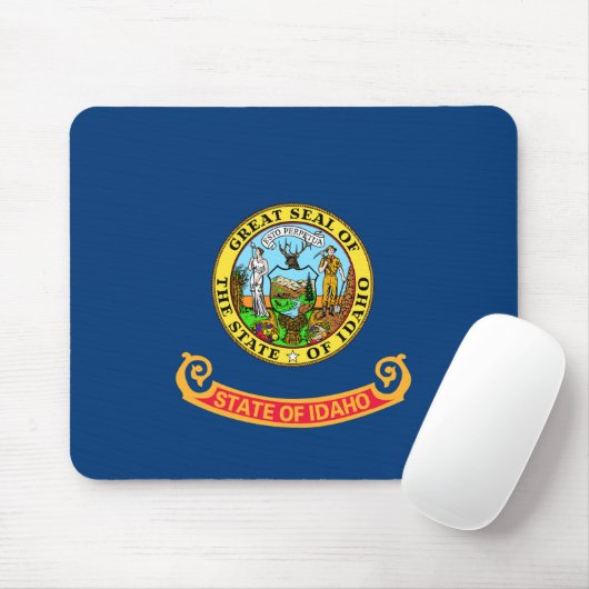 Vlag van de Idaho-staat Muismat (Met muis)