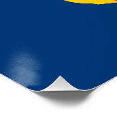 Vlag van de Idaho-staat Perfect Poster (Hoek)