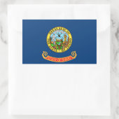 vlag van de Idaho-staat Rechthoekige Sticker (Tas)