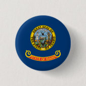 Vlag van de Idaho-staat Ronde Button 3,2 Cm (Voorkant)