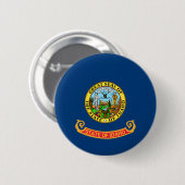 Vlag van de Idaho-staat Ronde Button 5,7 Cm (Voorkant /achterkant)