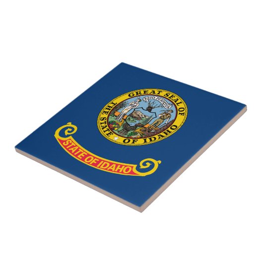 Vlag van de Idaho-staat Tegeltje (Zijkant)