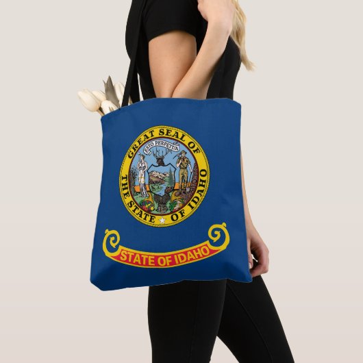 Vlag van de Idaho-staat Tote Bag (Dichtbij)