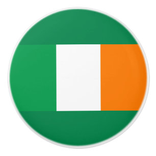 Vlag van de Ierse keramische Knob Knop