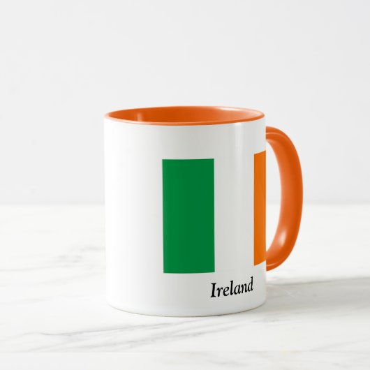 Vlag van de Ierse koffie-Mok Mok (Voorkant rechts)