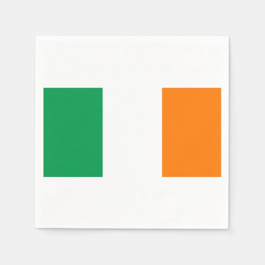 Vlag van de Ierse krant Napkins Servet (Voorkant)