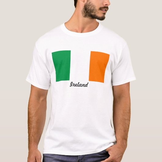 Vlag van de Ierse Mannen T-Shirt (Voorkant)