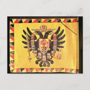 vlag van de Imperial Habsburg-dynastie, c.1700 Briefkaart