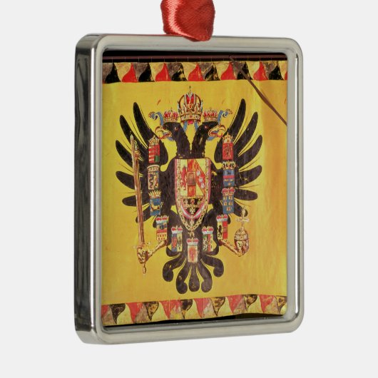 vlag van de Imperial Habsburg-dynastie, c.1700 Metalen Ornament (Rechts)