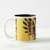 vlag van de Imperial Habsburg-dynastie, c.1700 Tweekleurige Koffiemok (Links)