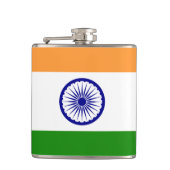 Vlag van de Indische vinylwikkel Heupfles (Voorkant)
