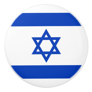 Vlag van de Israëlische keramische knop