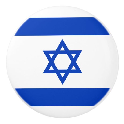 Vlag van de Israëlische keramische knop (Voorkant)