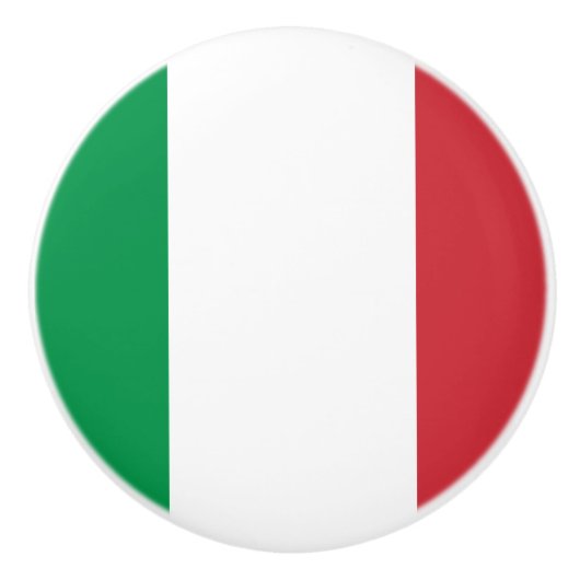 Vlag van de Italiaanse keramische Knob Keramische Knop (Voorkant)