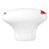 Vlag van de Italiaanse keramische Knob Keramische Knop (Zijkant)