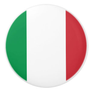 Vlag van de Italiaanse keramische Knob Knop