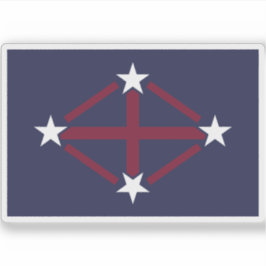 Vlag van de Japanse Antarctische Expeditie (1910-1 Sticker