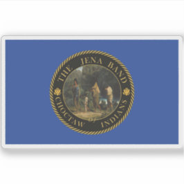 Vlag van de Jena Band of Choctaw Indians, Verenigd Sticker